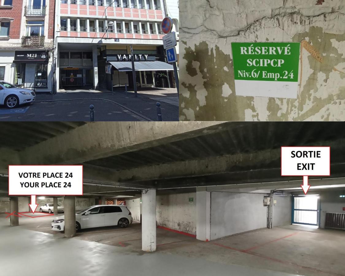 Studio Fonctionnel Au Coeur De Lille Avec Parking 外观 照片
